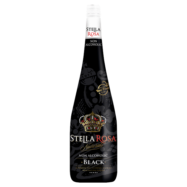 slide 1 of 1, Stella Rosa Naturals Black Non-Alcoholic, 750 ml