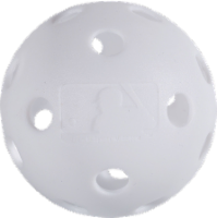 slide 1 of 1, Franklin Sports MLB 9'' Indestruct-A-Balls Practice Balls - White, 9 in