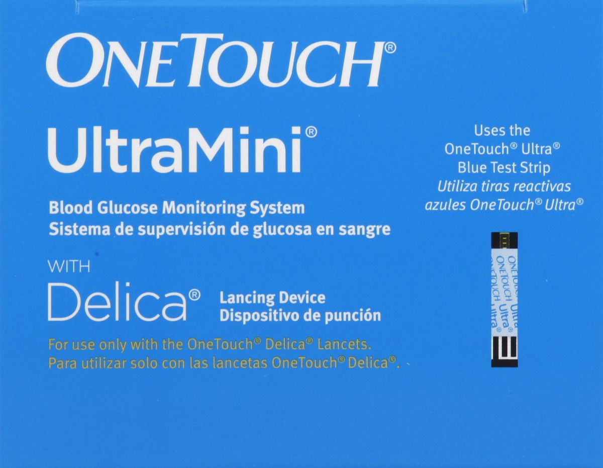 slide 3 of 5, OneTouch UltraMini Glucose Monitoring System, 1 ct