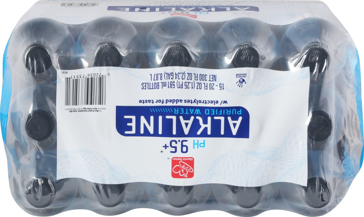 slide 3 of 9, Harris Teeter Alkaline Water, 15 ct; 20 fl oz