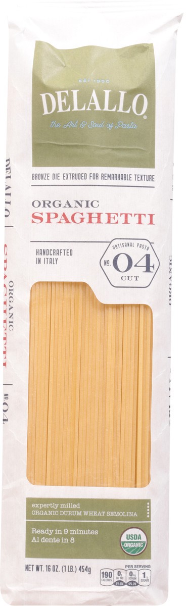 slide 1 of 11, DeLallo Organic Spaghetti, 16 oz