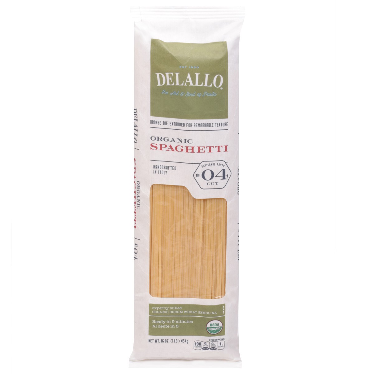 slide 6 of 11, DeLallo Organic Spaghetti, 16 oz