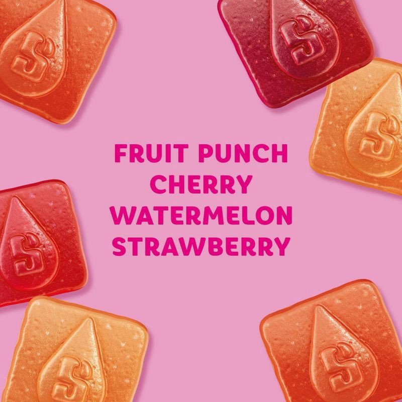 slide 5 of 7, STARBURST GOODIES FaveREDS Plant-Based Fruit Gummy Candy, 1.8 Oz Bag, 1.8 oz