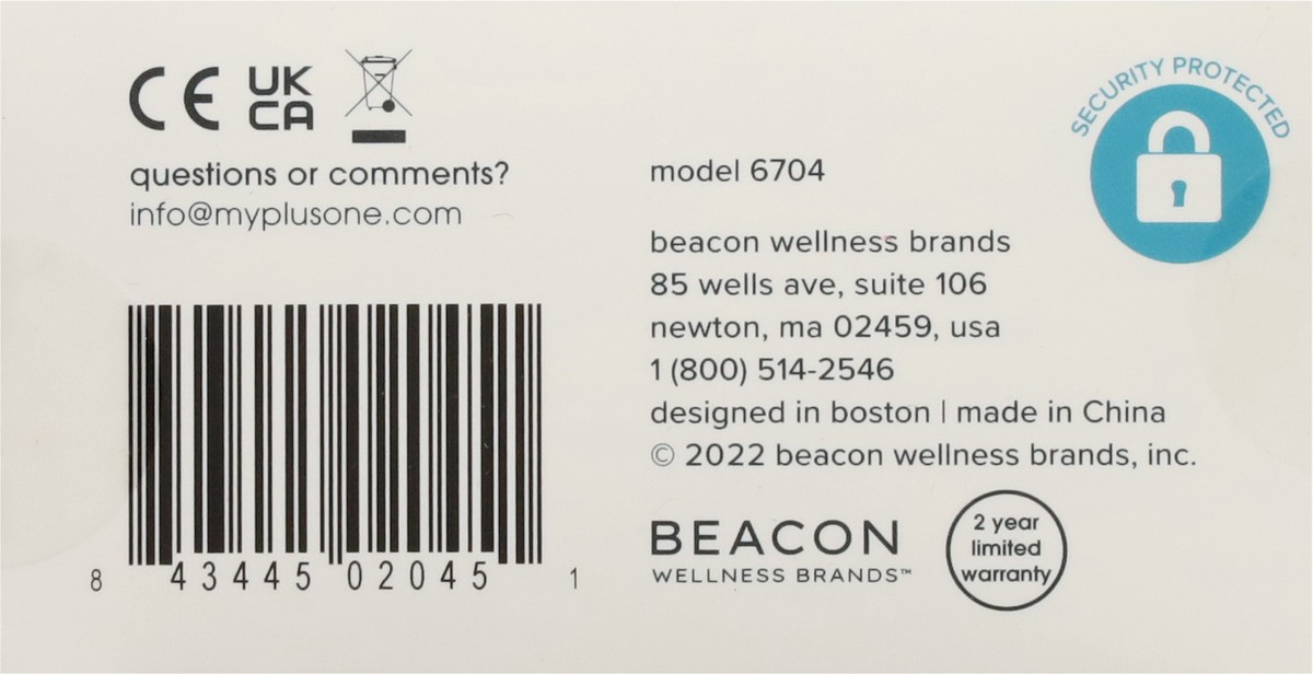 slide 5 of 9, plusOne Dual Vibrating Massager 1 ea, 1 ct