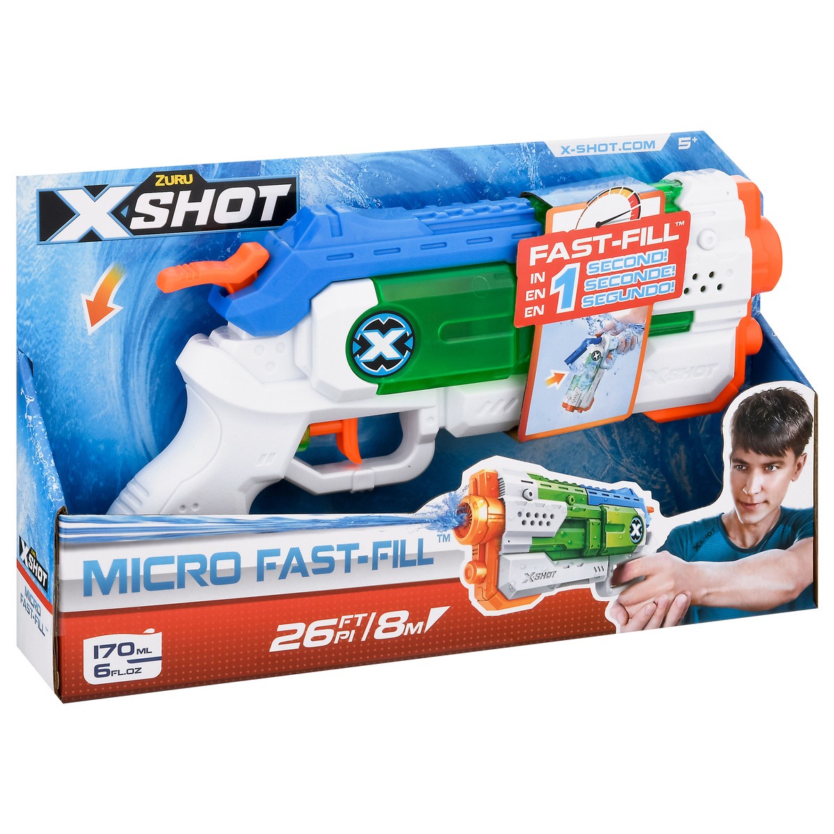 slide 2 of 12, ZURU X-Shot Micro Fast Fill 1 ea, 1 ct