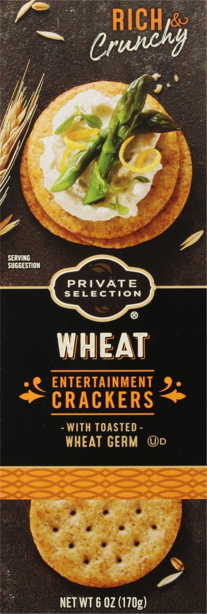 slide 10 of 10, Private Selection Wheat Entertainment Crackers, 6 oz