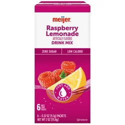 Meijer Raspberry Lemonade Drink Mix, 6 Count