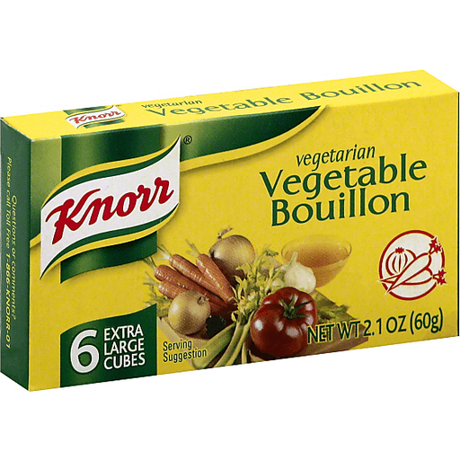 slide 2 of 2, Knorr Vegetable Bouillon Cubes, 6 ct; 2.1 oz