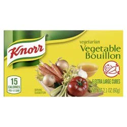 Knorr Bouillon Cubes Vegetable, 2.1 oz, 6 Count
