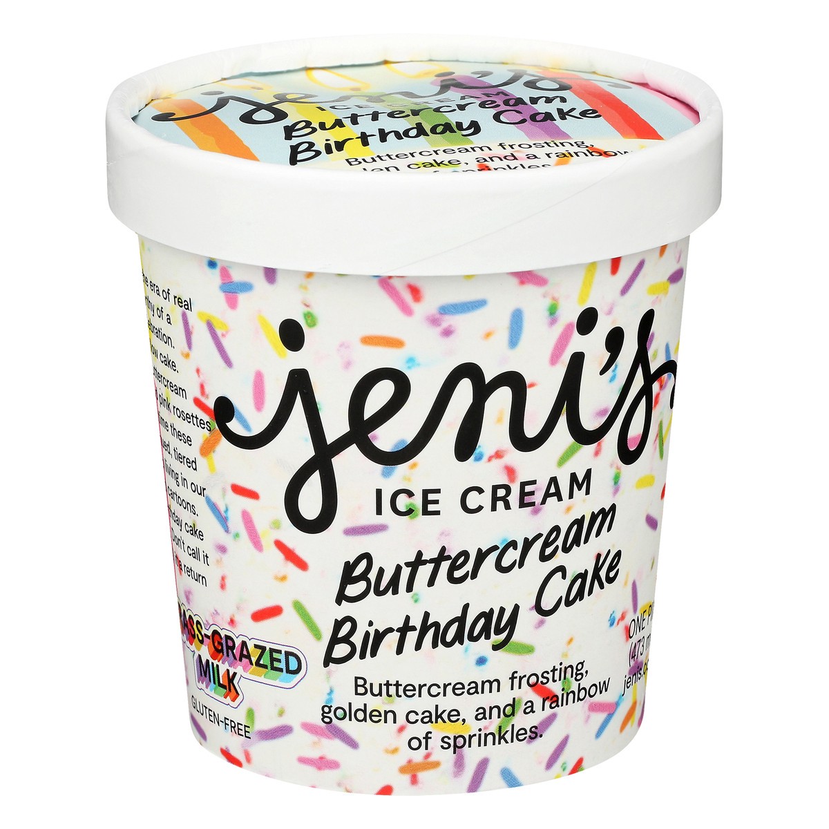 slide 9 of 9, Jeni's Birthday Cake Buttercream Ice Cream 1 pt, 1 pint