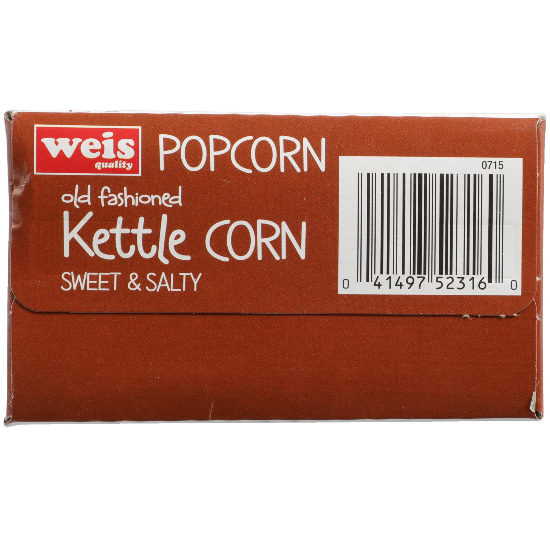 slide 5 of 6, Weis Quality Kettle Corn Microwave Popcorn, 9.9 oz