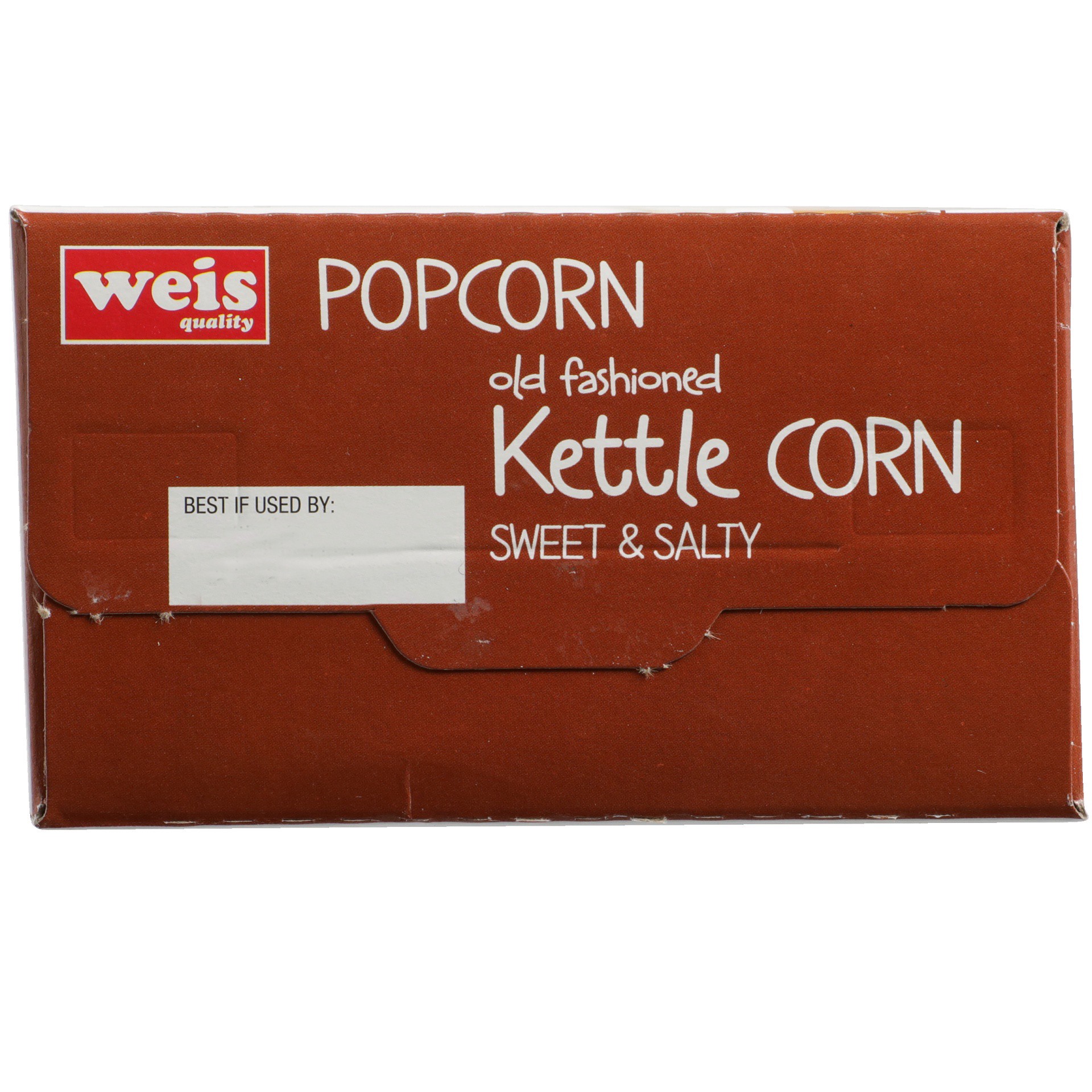 slide 6 of 6, Weis Quality Kettle Corn Microwave Popcorn, 9.9 oz