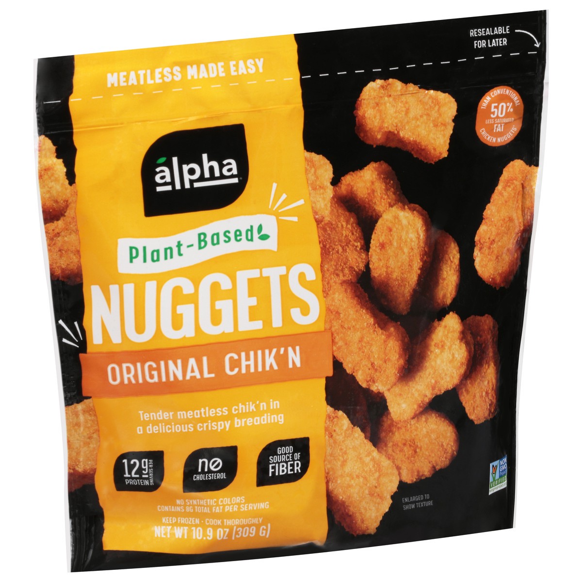 slide 5 of 11, Alpha Original Chik'n Nuggets 10.9 oz, 10.9 oz