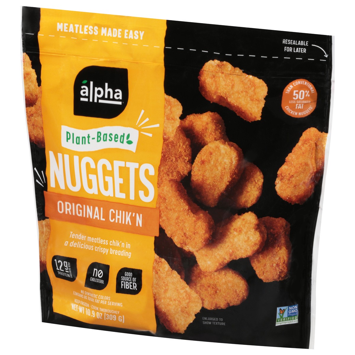 slide 3 of 11, Alpha Original Chik'n Nuggets 10.9 oz, 10.9 oz