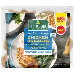 Heritage Farm Boneless Skinless Chicken Breasts Big Deal!
