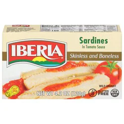 Iberia Skinless and Boneless Sardines in Tomato Sauce 4.2 oz