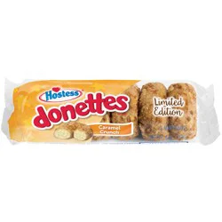 HOSTESS Caramel Crunch DONETTES Donuts Single Serve- 4 oz