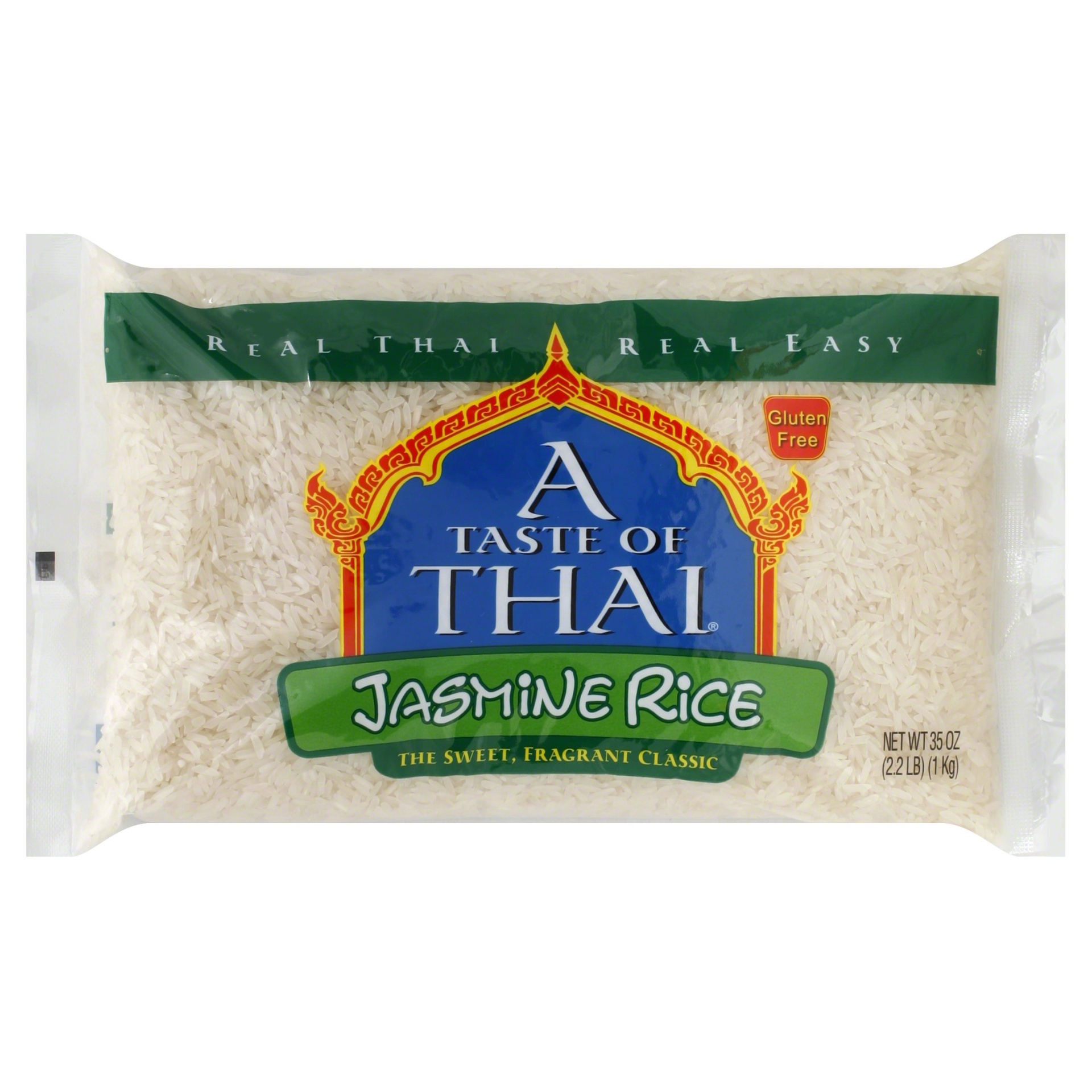 slide 1 of 1, A Taste of Thai Jasmine Rice, 35 oz