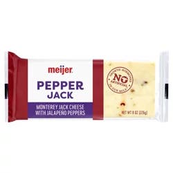 Meijer Chunk Monterey Pepper Jack Cheese