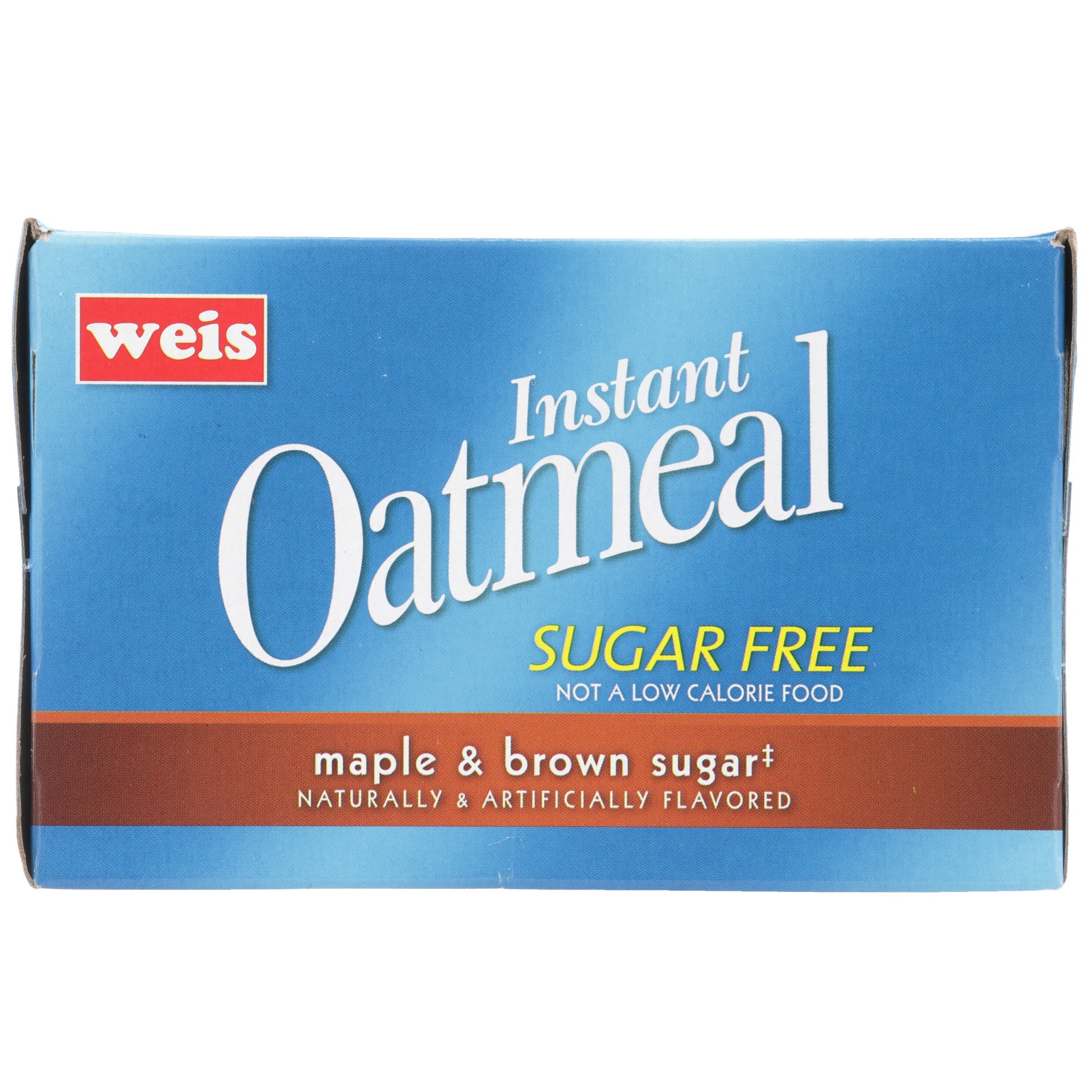 slide 5 of 6, Weis Quality Sugar Free Maple Brown Sugar Instant Oatmeal, 8 oz