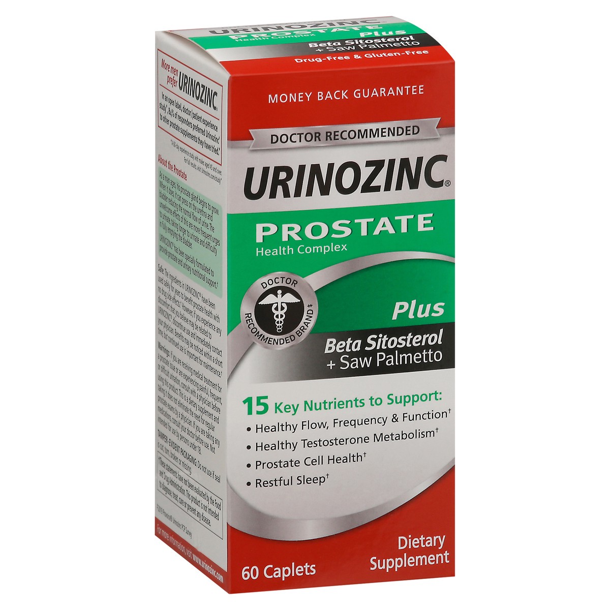 slide 9 of 9, Urinozinc Prostate Formula, 60 ct
