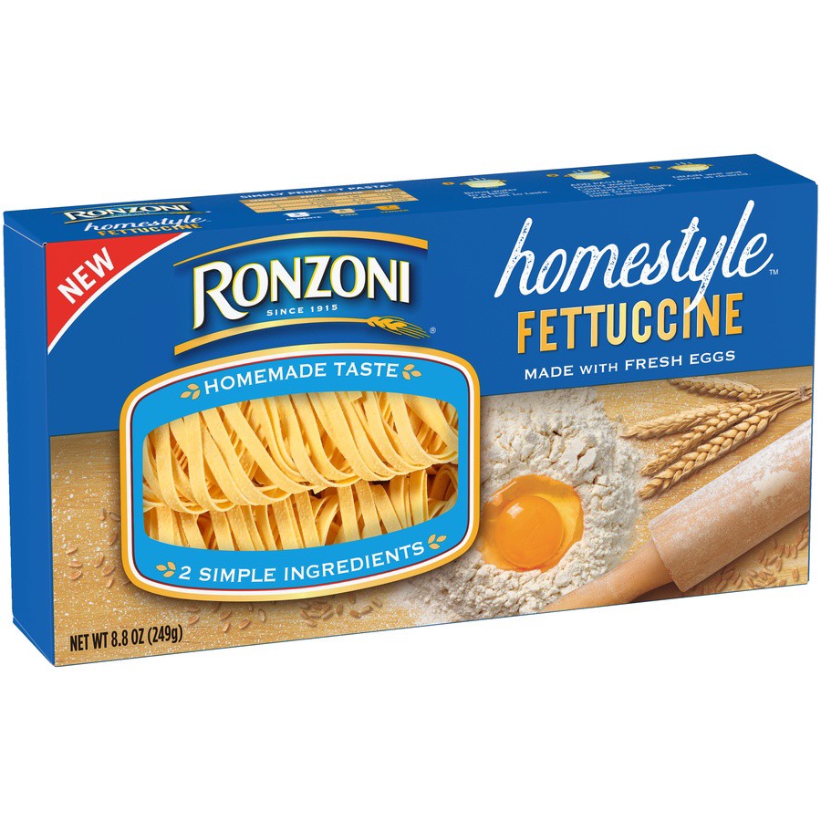 slide 2 of 7, Ronzoni Homestyle Fettuccine Pasta, 8.8 oz