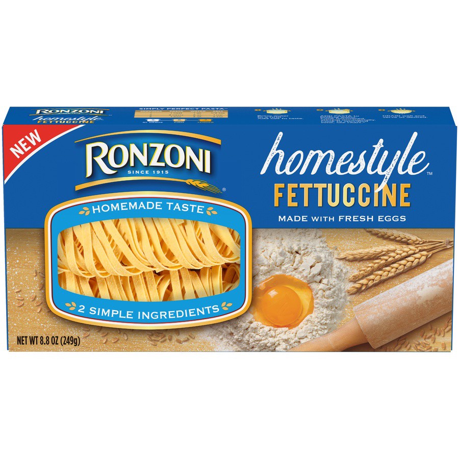 slide 1 of 7, Ronzoni Homestyle Fettuccine Pasta, 8.8 oz