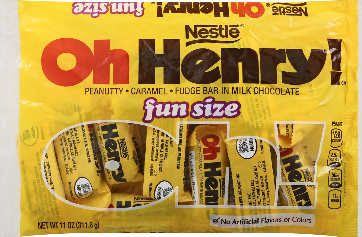 slide 7 of 8, Oh Henry! Fun Size, 10 oz