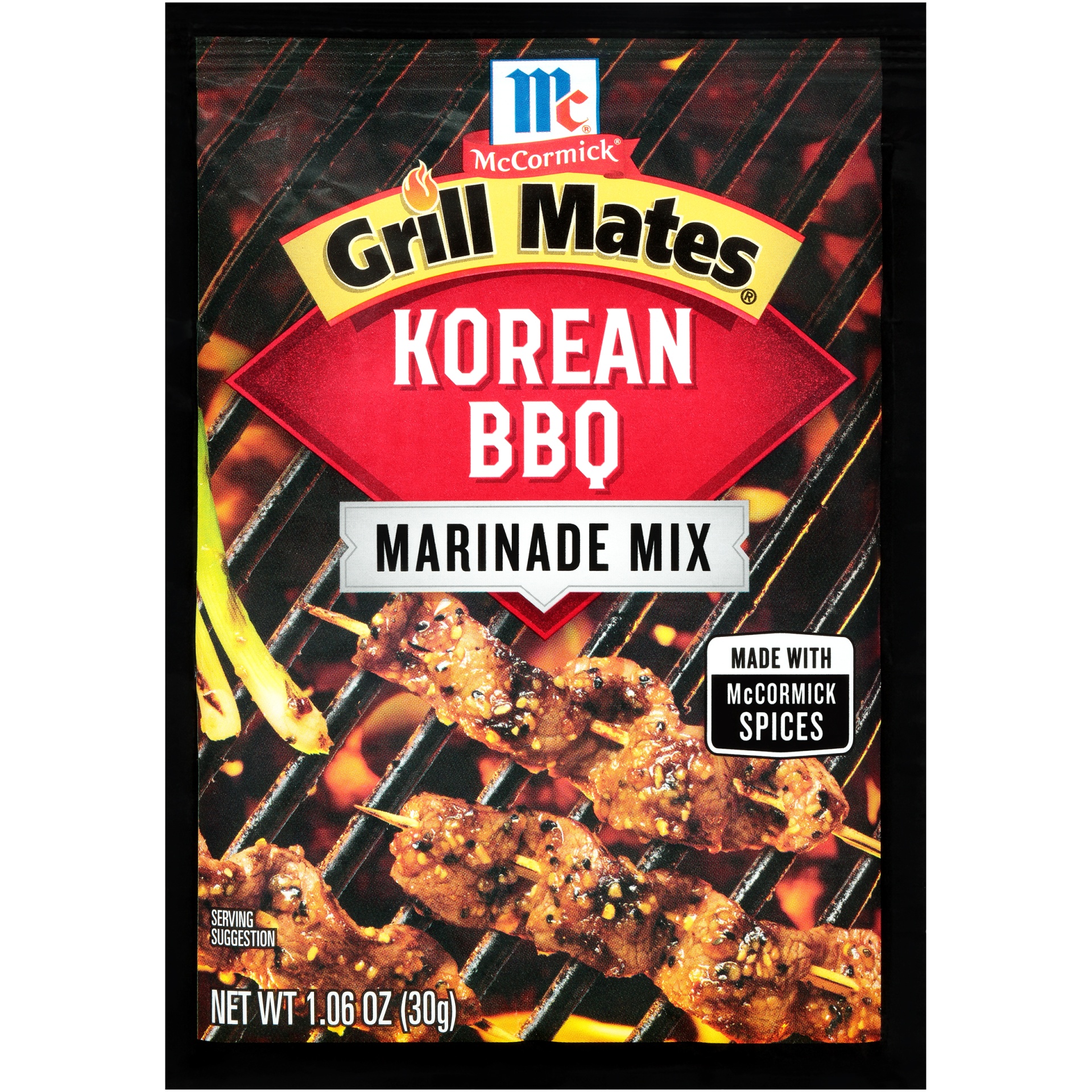 slide 1 of 1, McCormick Grill Mates Korean BBQ Marinade, 1.06 oz