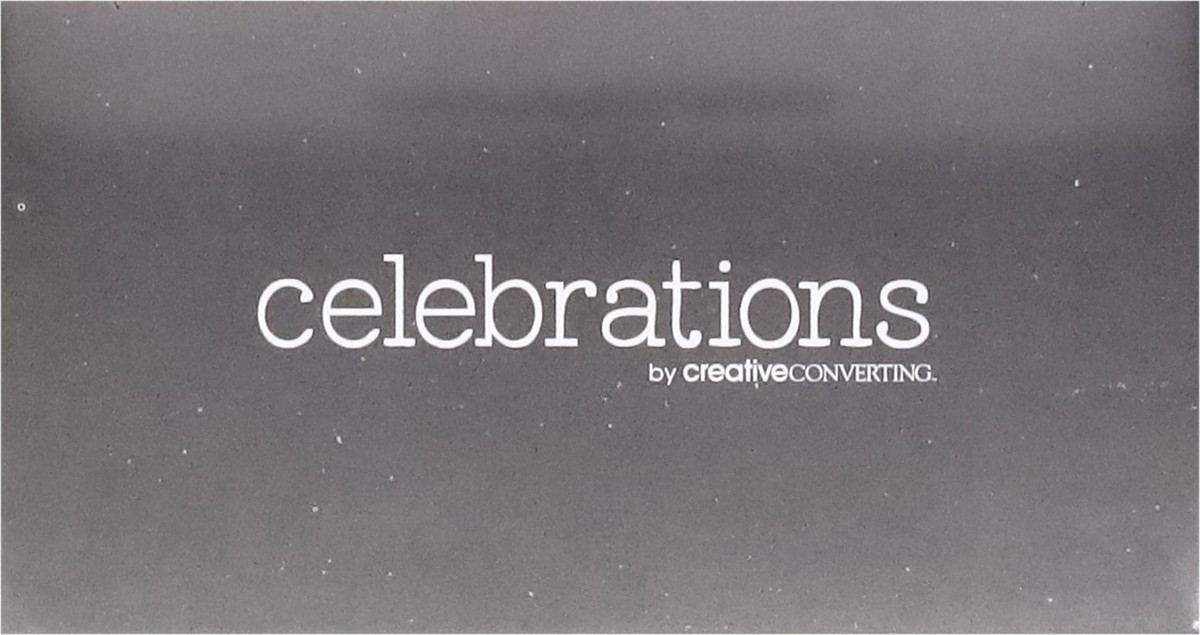 slide 11 of 12, Creative Converting Green, Blue, Yellow & Red Celebrations Smoothie Straws, 40 ct