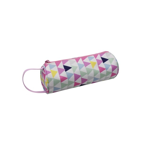 slide 1 of 1, Office Depot Brand Tube Pencil Pouch With Loop, 7-7/8'' X 3-3/16'', Triangles, 1 ct