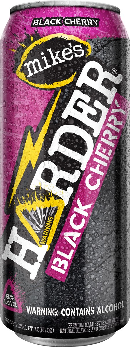 slide 1 of 7, Mike's Harder Black Cherry Malt Beverage 23.5 oz, 23.5 oz