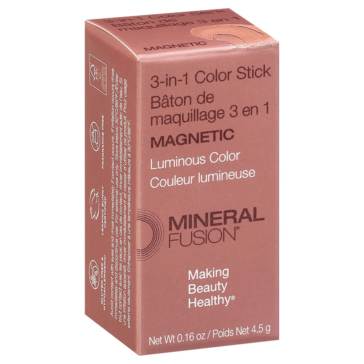slide 5 of 10, Mineral Fusion Magnetic 3-in-1 Color Stick 0.16 oz, 0.16 oz