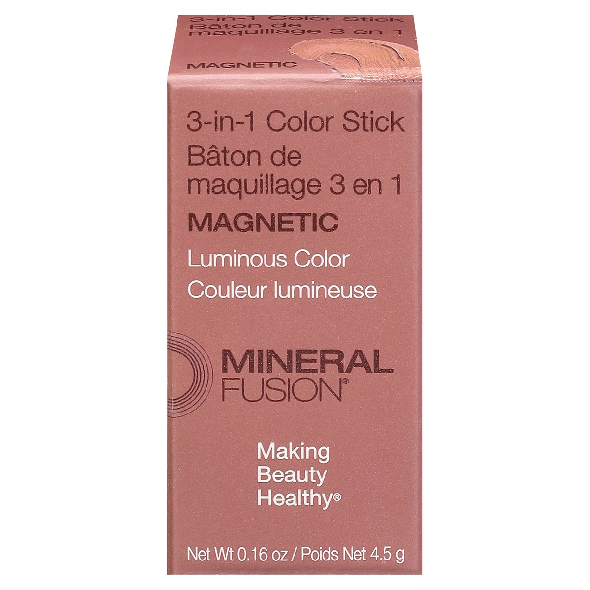 slide 1 of 10, Mineral Fusion Magnetic 3-in-1 Color Stick 0.16 oz, 0.16 oz