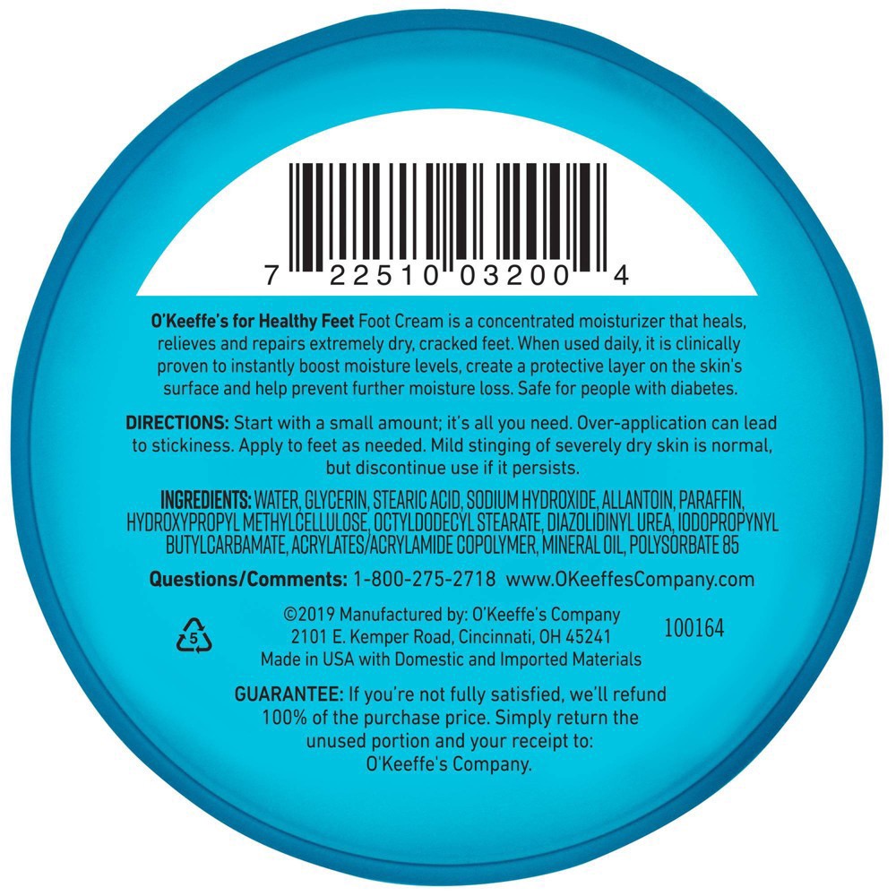 slide 5 of 9, O'Keeffe's Foot Cream 2.7 oz, 2.7 oz