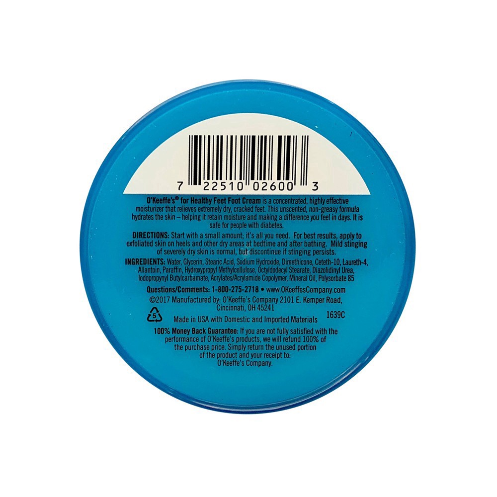 slide 4 of 9, O'Keeffe's Foot Cream 2.7 oz, 2.7 oz