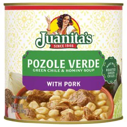 Juanita's Ready to Serve Pork Pozole with Green Chile Soup, 25 oz can