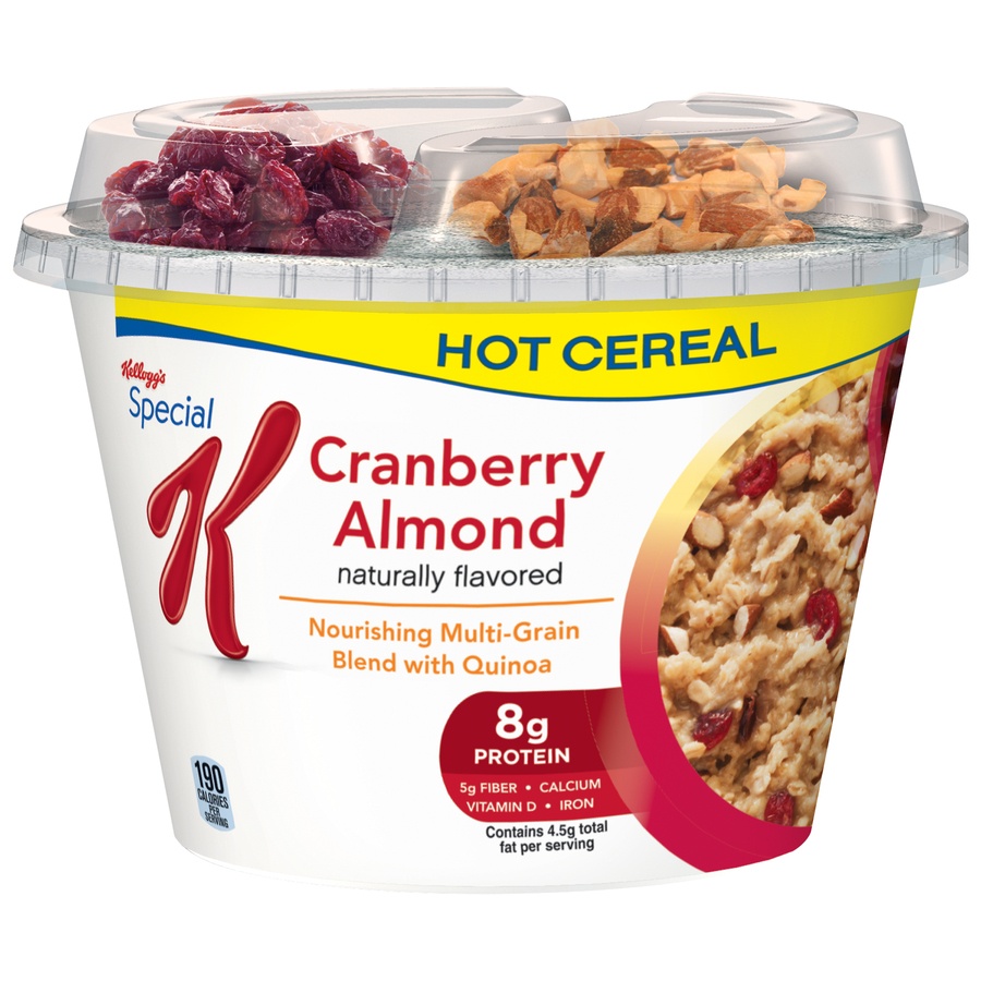 slide 1 of 1, Special K Nourish Cranberry Almond Hot Cereal, 1 ct
