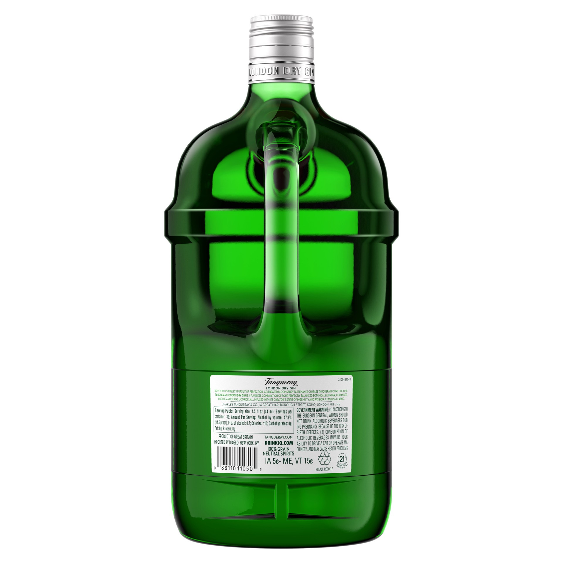 slide 3 of 5, Tanqueray London Dry Gin - 1.75L Bottle, 1.75 liter