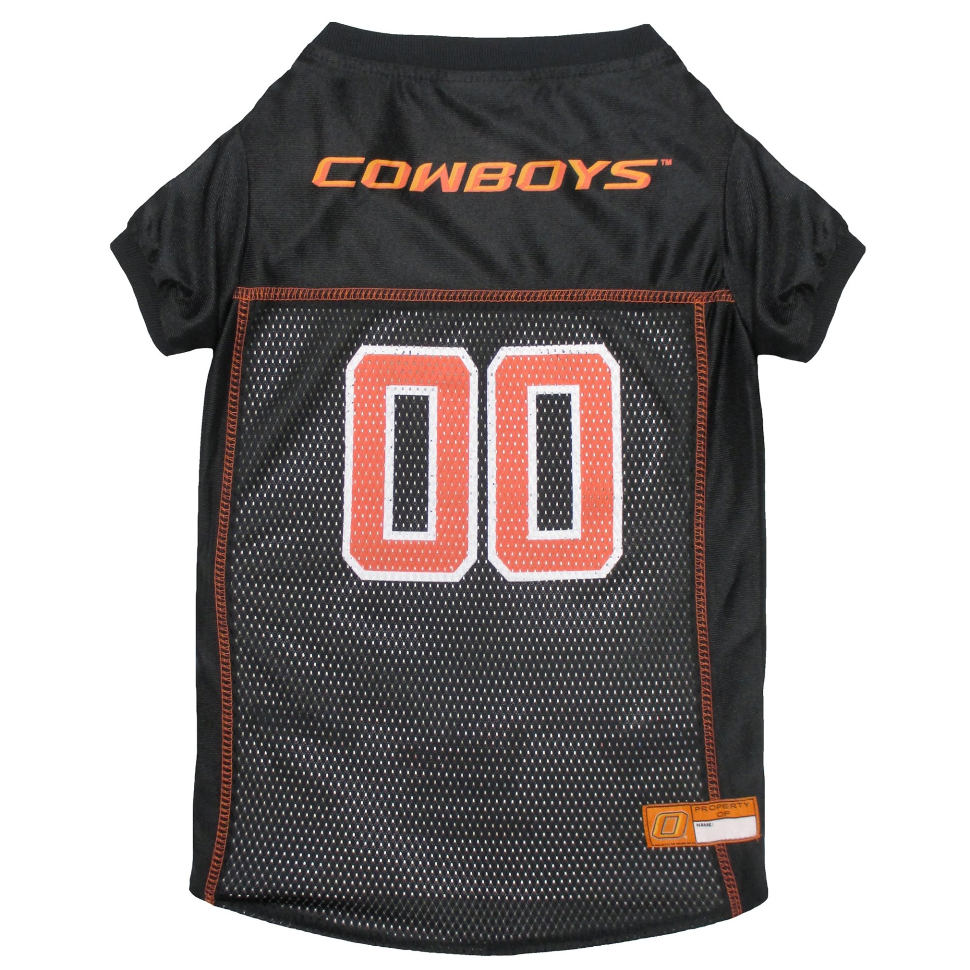 slide 1 of 1, Pets First Oklahoma State Cowboys Mesh Jersey, MED