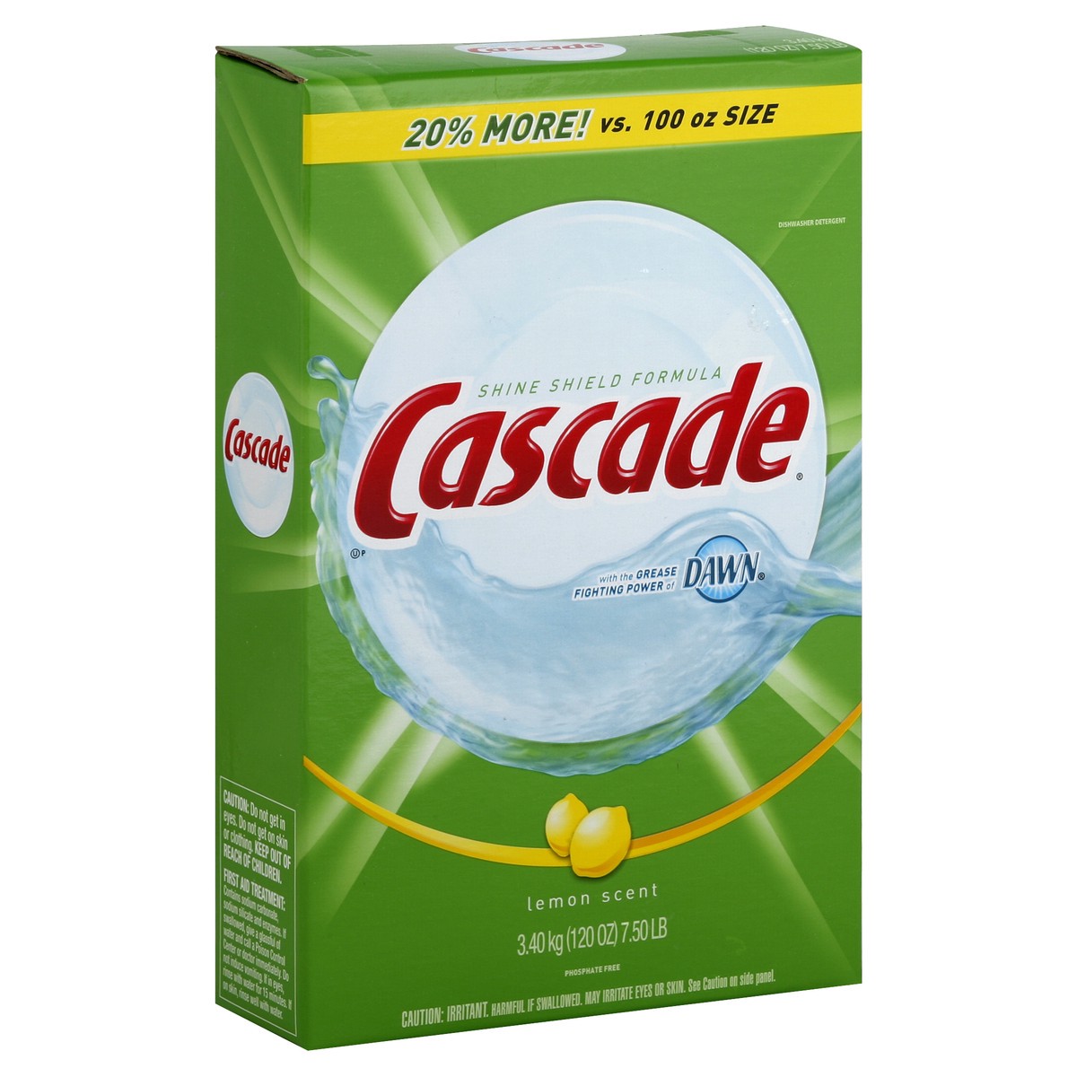 slide 5 of 5, Cascade Dishwasher Detergent 120 oz, 120 oz