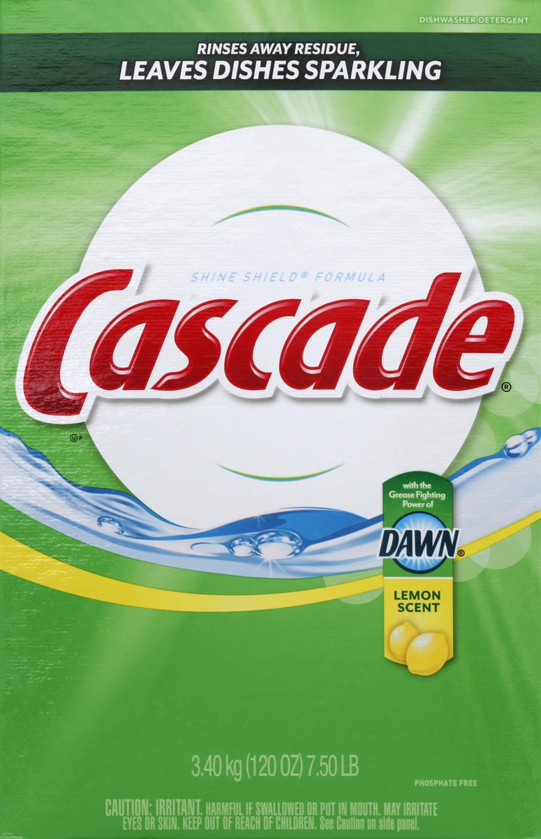 slide 1 of 5, Cascade Dishwasher Detergent 120 oz, 120 oz