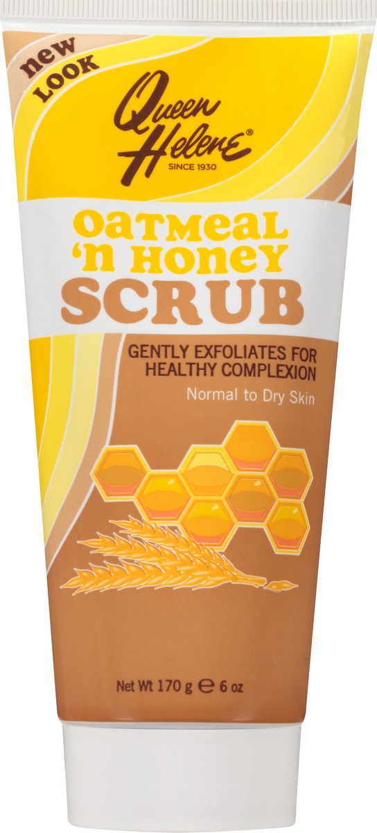 slide 2 of 9, Queen Helene Oatmeal Honey Face Scrub, 6 oz