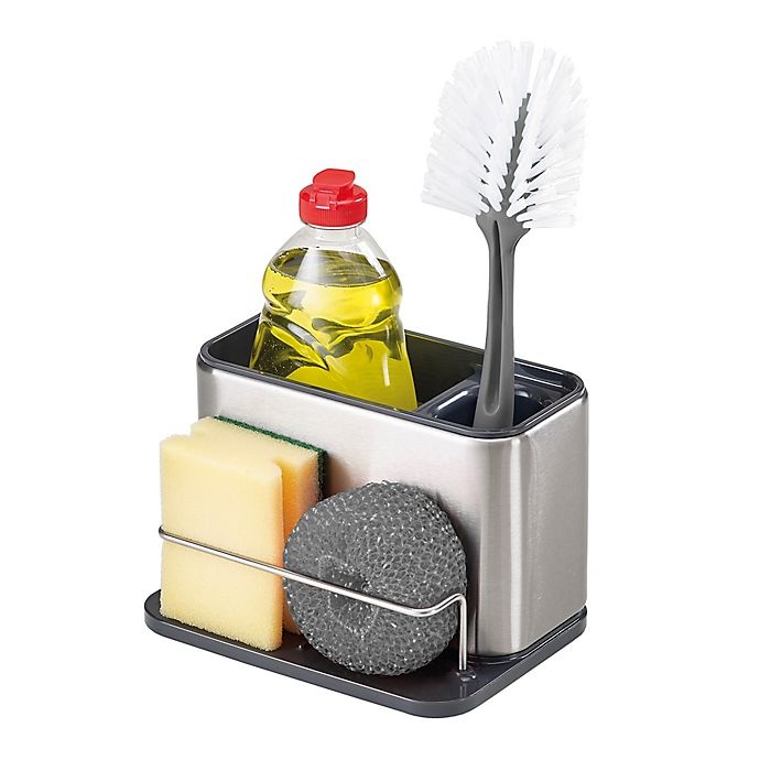 slide 1 of 4, Joseph Joseph Surface Sink Tidy - Stainless Steel, 1 ct