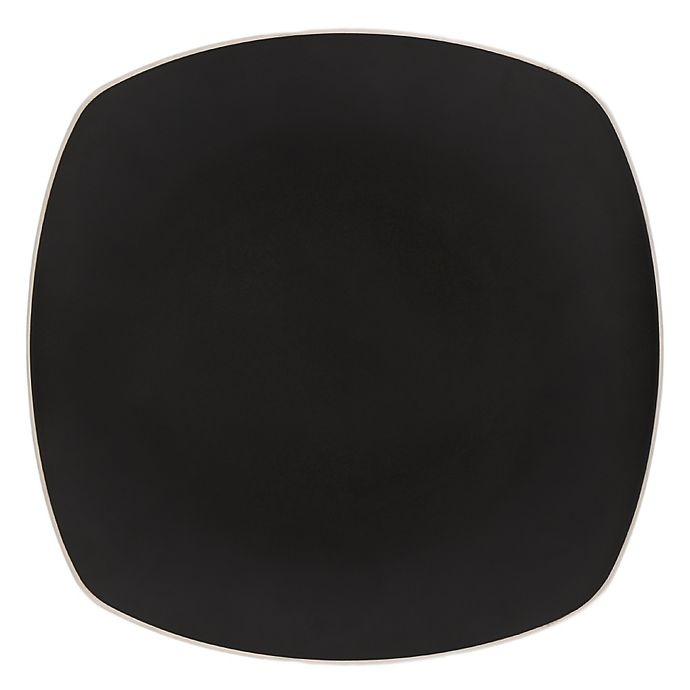 slide 1 of 1, Artisanal Kitchen Supply Edge Square Serving Platter - Graphite, 1 ct