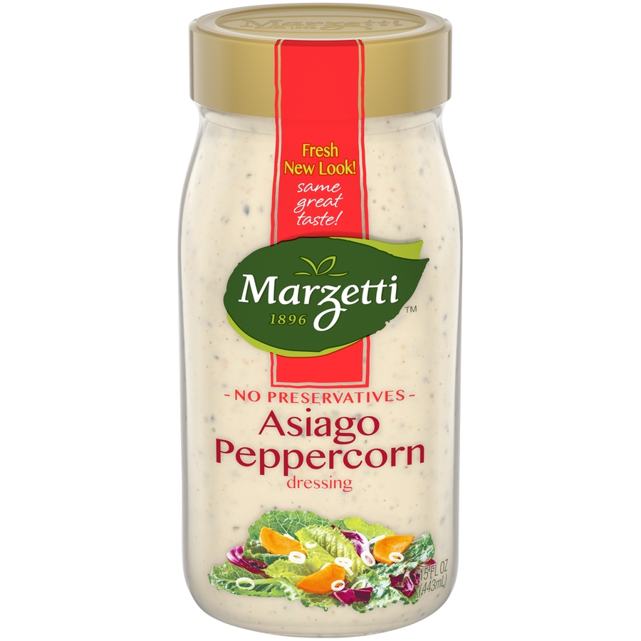 slide 1 of 6, Marzetti Asiago Peppercorn Dressing, 15 fl oz