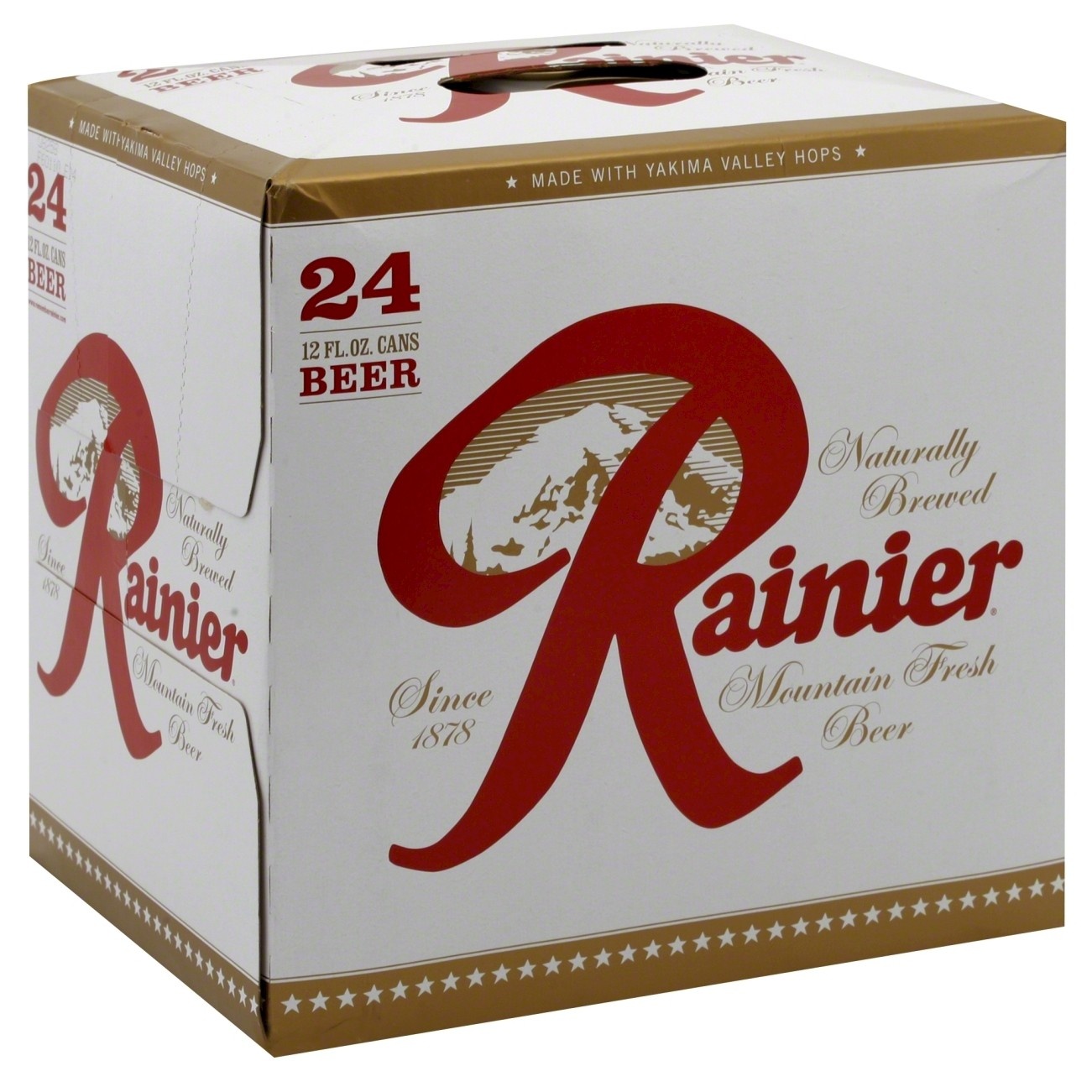 slide 1 of 1, Rainier Beer, 24 PK