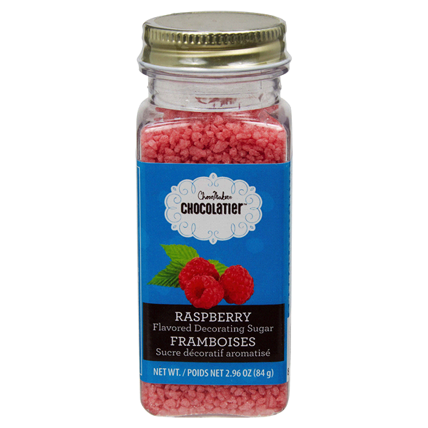 slide 1 of 1, ChocoMaker Chocolatier Raspberry Flavored Decorating Sugar, 2.96 oz