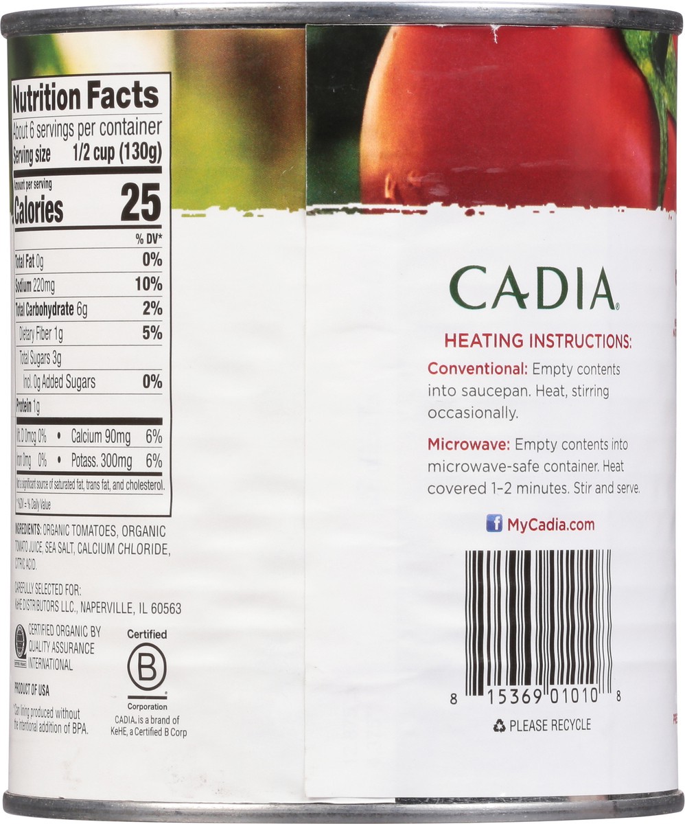 slide 5 of 9, Cadia Organic Diced Tomatoes 28 oz, 28 oz