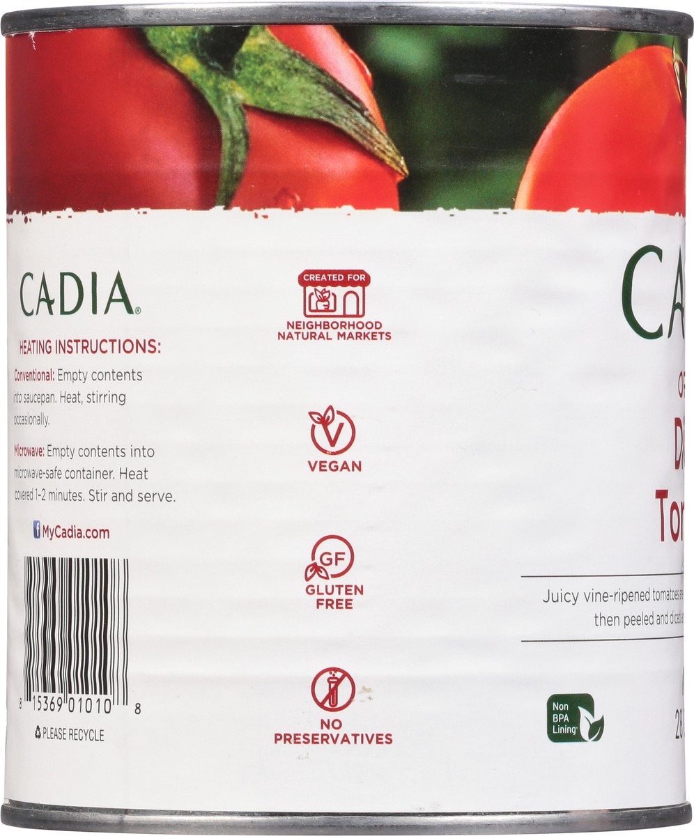slide 7 of 9, Cadia Organic Diced Tomatoes 28 oz, 28 oz
